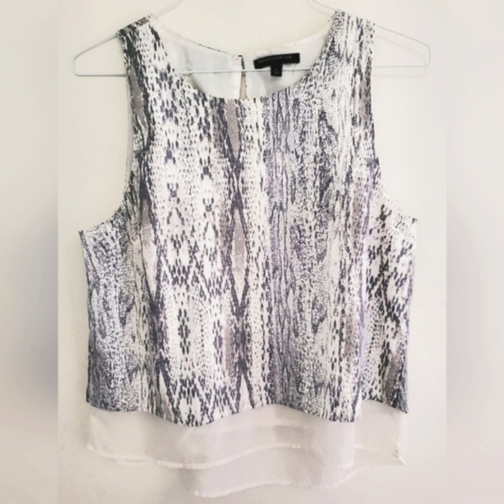 Banana Republic Women's Snakeskin Print Sleeveless Top